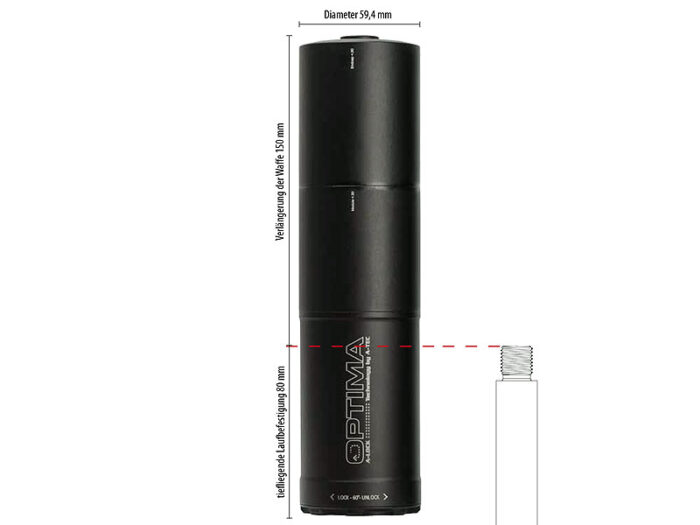 Moderador A-TEC 0ptima 60  .30   M15x1 - Image 3