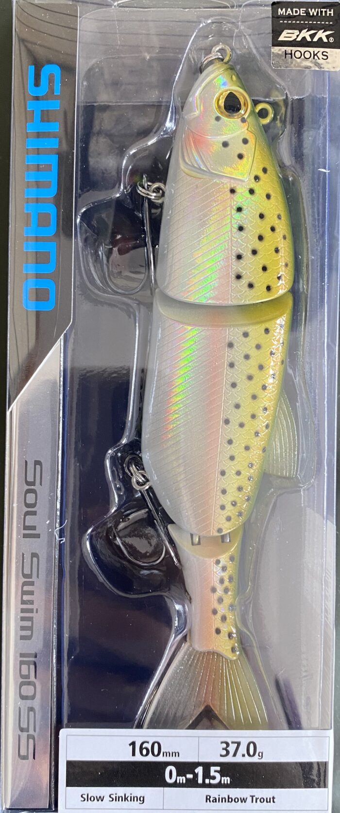 Amostra Shimano Lure Yasei Soul Swim SS 160mm 0m-1,5m Rainbow Trout - Image 2
