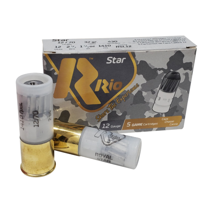 Cartucho Bala Rio Royal Star Cal.12/70 32gr