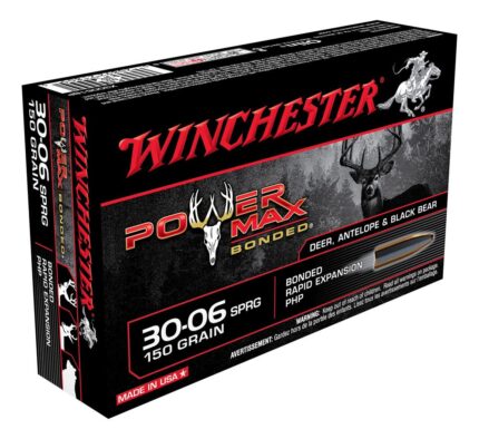 Winchester Power Max Bonded 30-06 Springfield Ammo 180 Grain