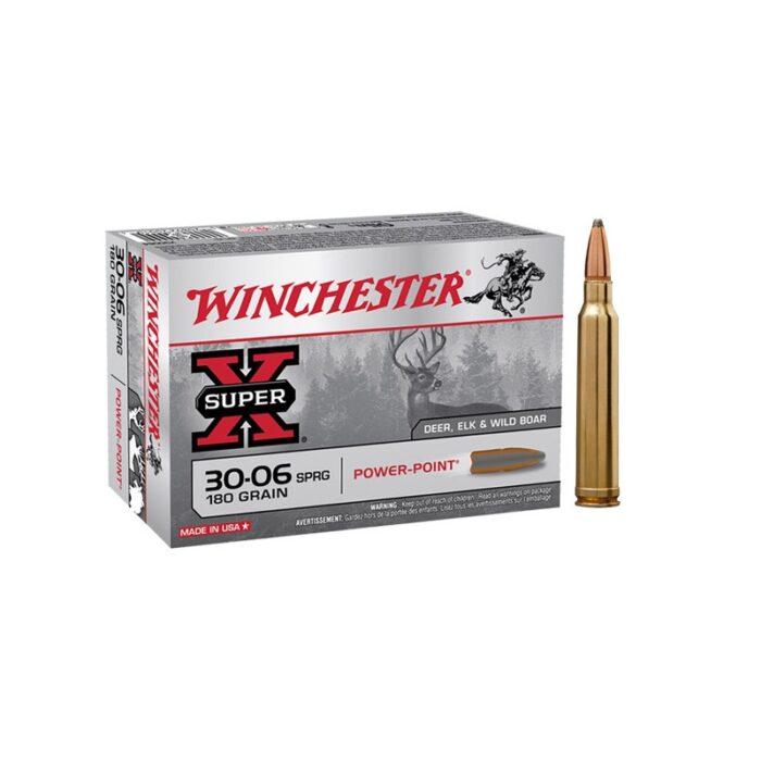 Balas Winchester 30-06 SPR. 180gr Extreme Point