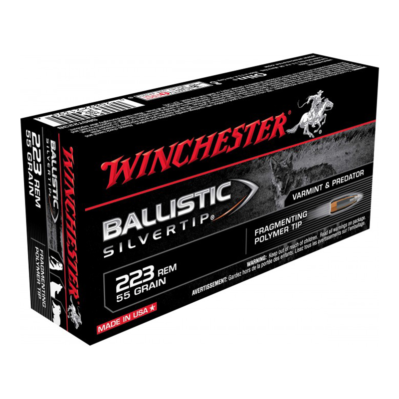 balas winchester 223 rem 55gr. ballistic silvertip balas winchester 223 rem 55gr. ballistic silvertip