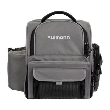 mochila shimano medium back pack & tackle box lugc 14