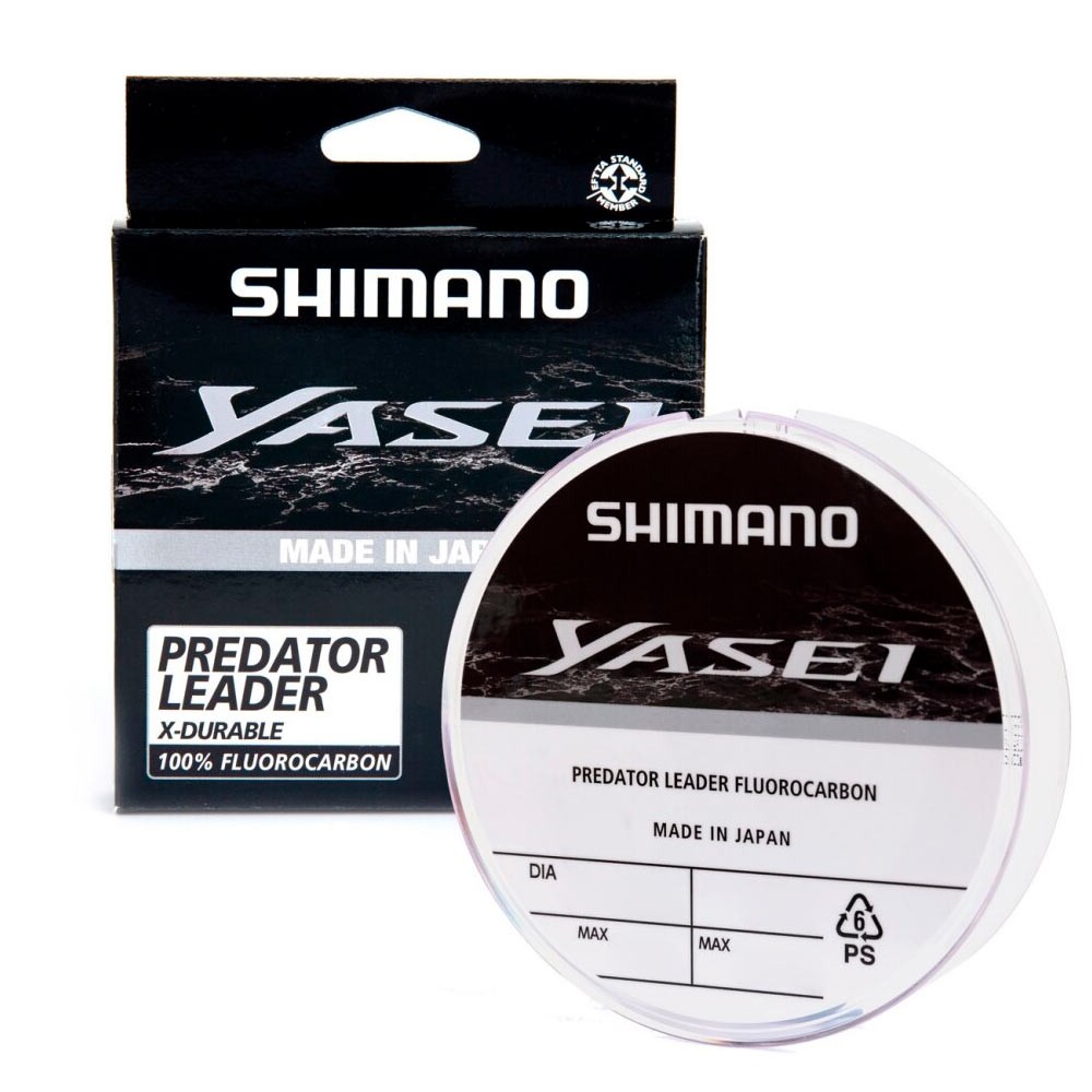 linha shimano yasei fluoro leader 50m 0.30mm 7.17kg grey