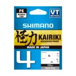 linha shimano kairiki 4 150m steel gray